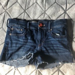 Dark wash Express  jean shorts